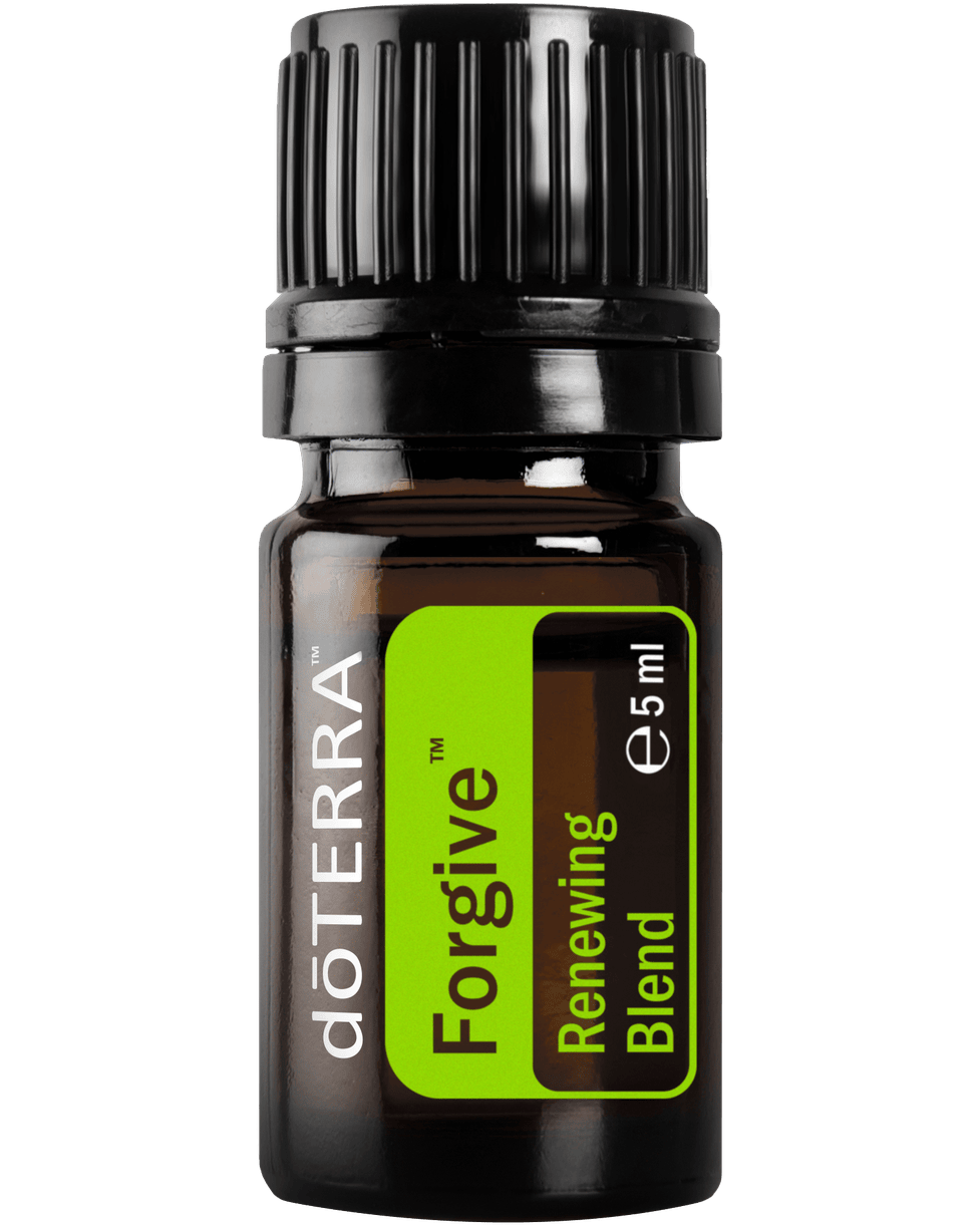 Forgive Erneuernde Mischung von doTERRA, braune 5-ml-Flasche mit grünem Etikett