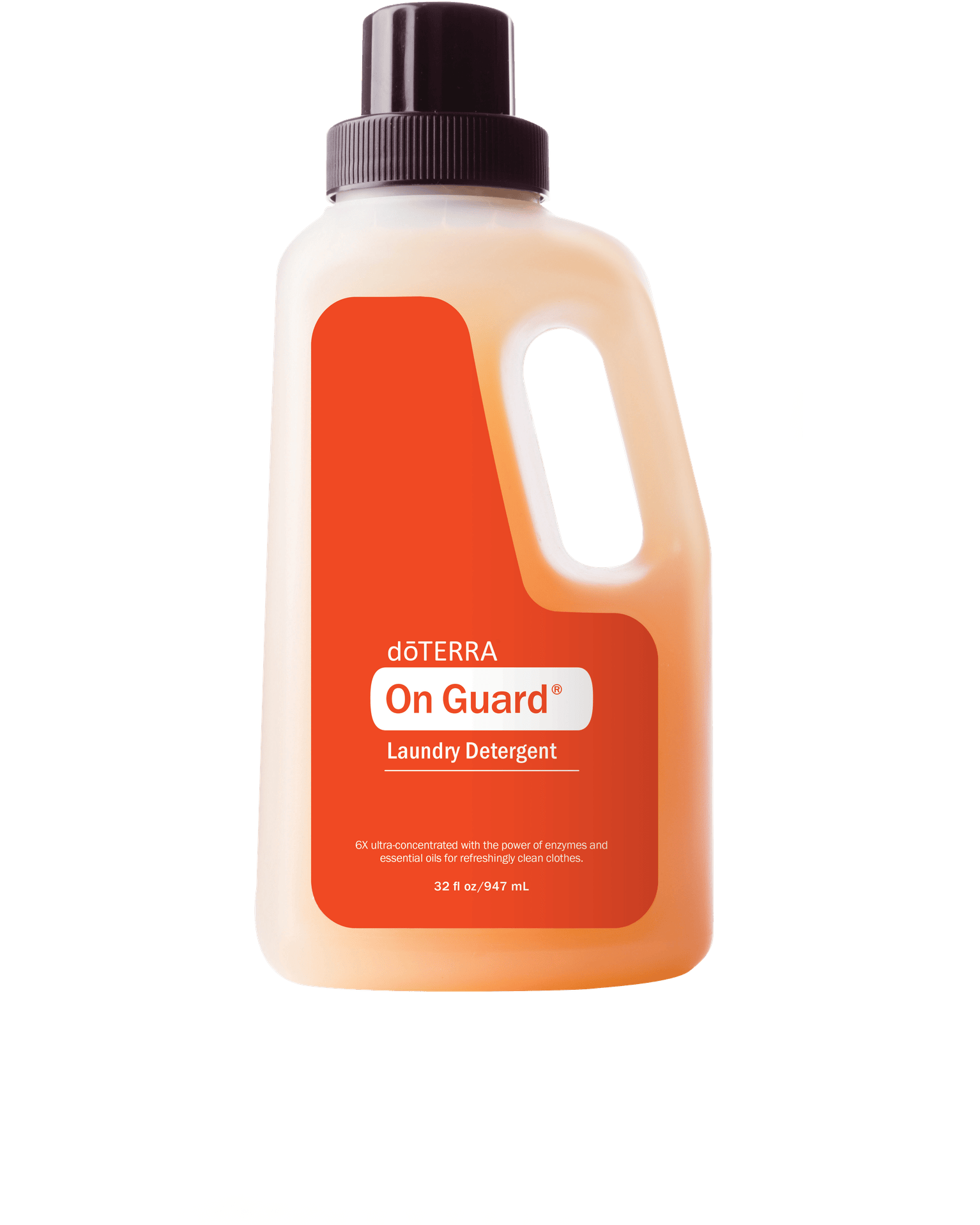 On Guard Waschmittel von doTERRA, 947 ml Flasche mit rotem Etikett