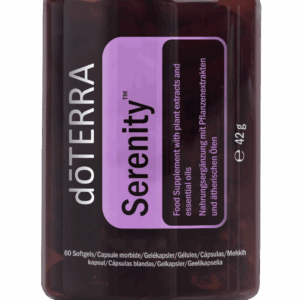 doTERRA Serenity Softgels Schlaf, dunkle Flasche mit lila Etikett