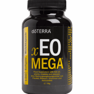 dōTERRA xEO Mega Omega-3 Kapseln ätherische Öle schwarze Flasche
