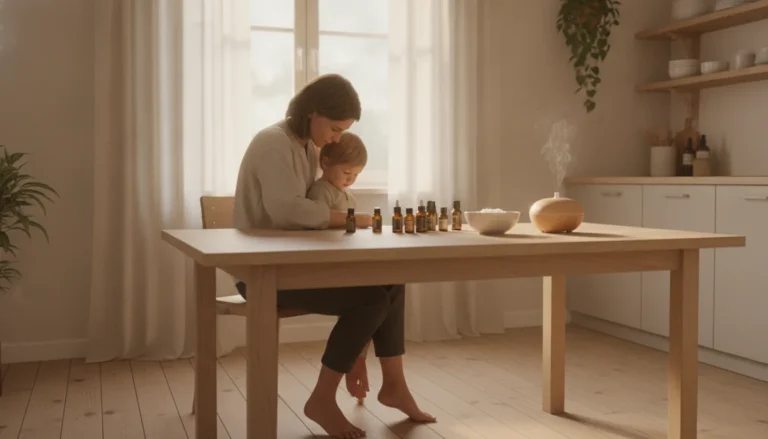 Mutter und Kind erkunden doTERRA Öle Kinder Schwangerschaft sicher in der Küche